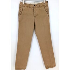 VTG Y2K Abercrombie & Fitch Mens Tan Khaki Pants 28x30 Preppy Coastal Classic